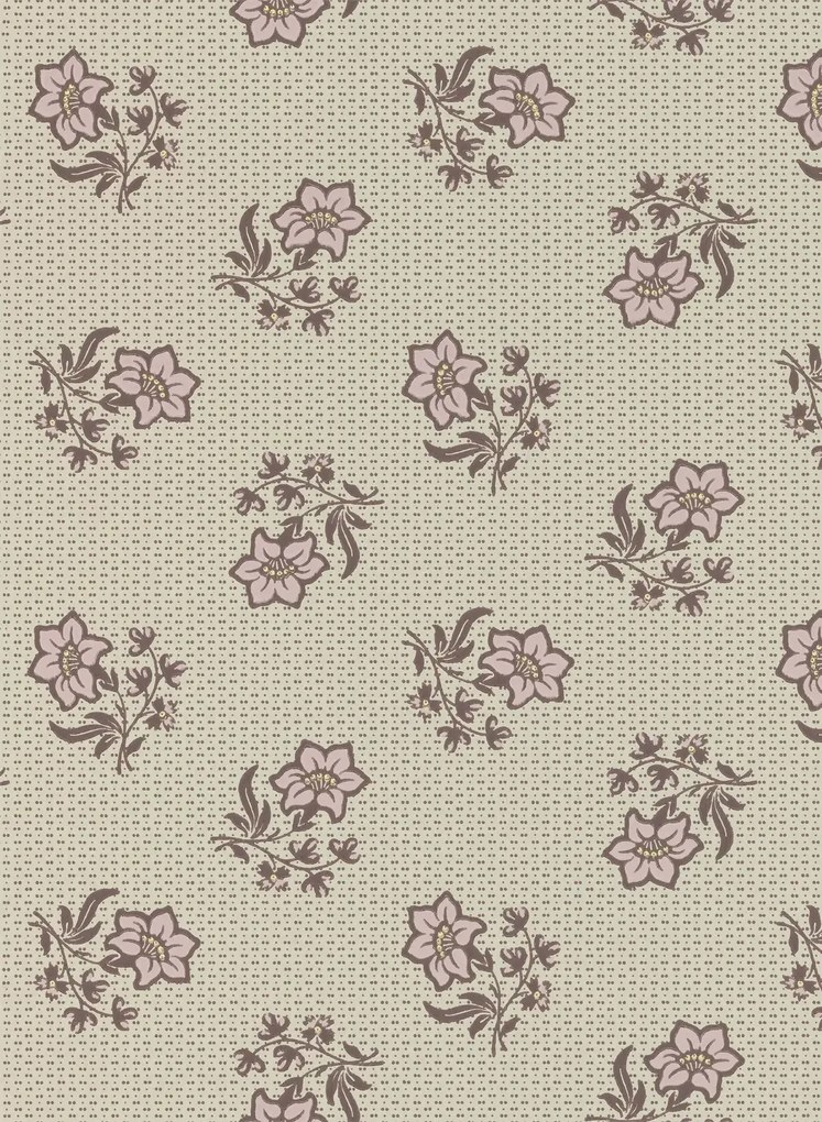 Långelid / von Brömssen Carta da parati Edelweiss - Rose Taupe