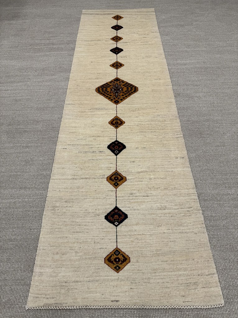 Gashguli Tappeto persiano 320x90 Beige (Iran) Annodato A Mano