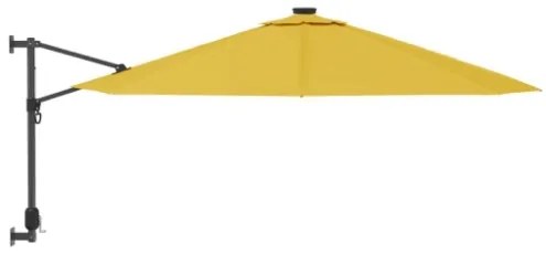 Ombrellone a Parete Giallo 290 cm