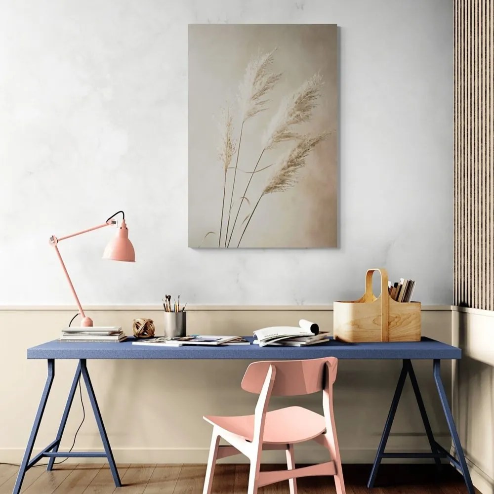 Stampa su tela – Erba pampas secca