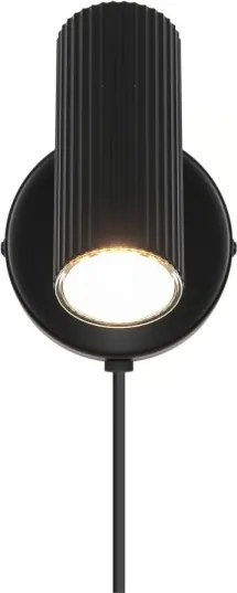Nordlux - Faretto da parete VICO 1xGU10/5W/230V nero