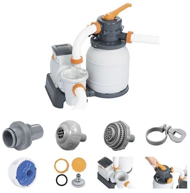 Bestway - Pompa Filtro a Sabbia 58497 Flowclear Da 5.678 lt/h per Piscina