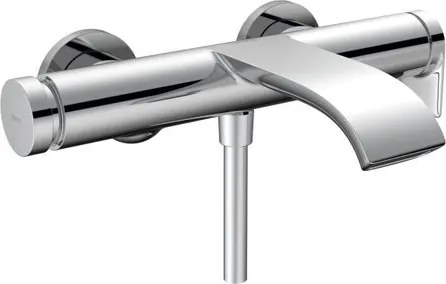 Rubinetto per vasca getto a cascata d'acqua Vivenis per pavimento cromo HANSGROHE