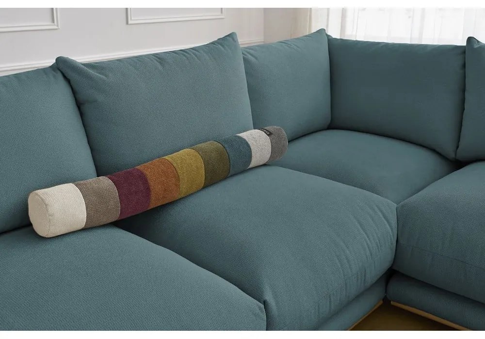 Divano angolare blu Ernest – Bobochic Paris