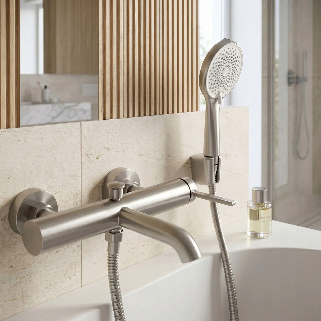 Flessibile doccia Rea Brush Nickel 150 cm
