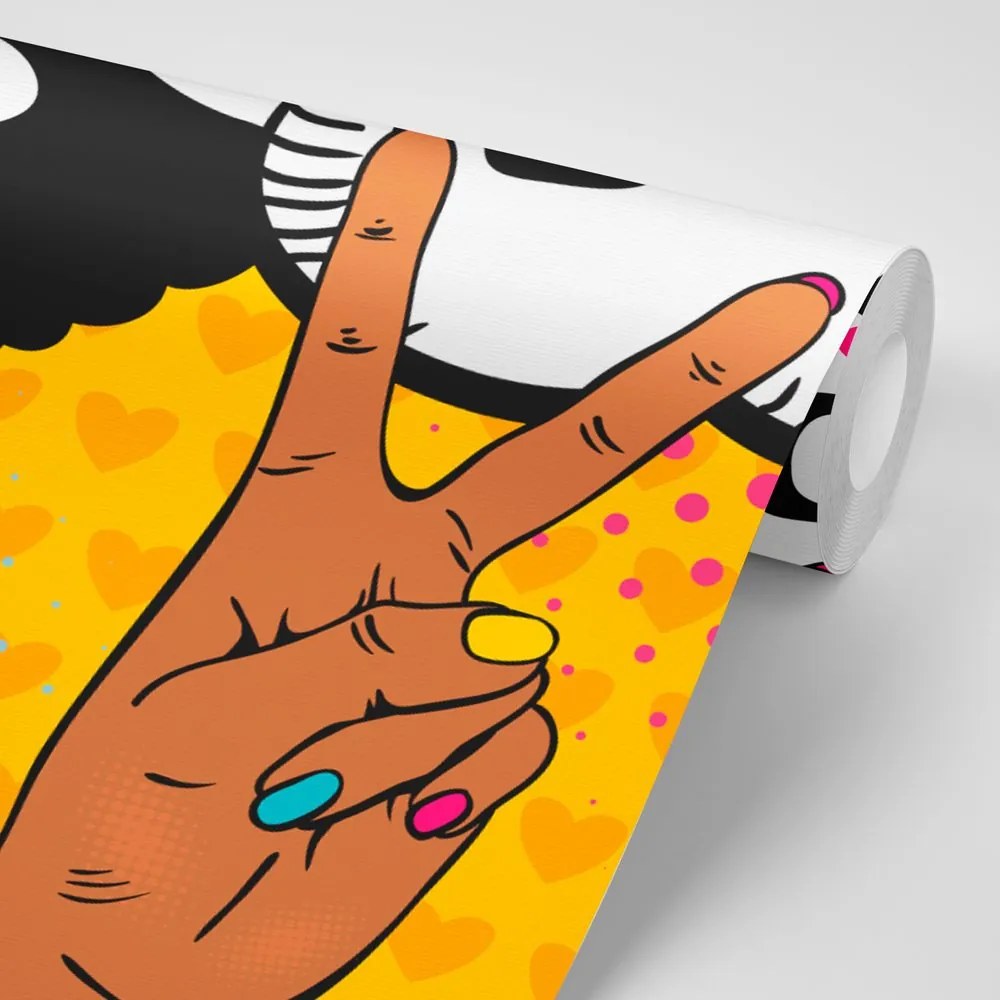 Carta da parati – Vita in pace – PEACE & LOVE