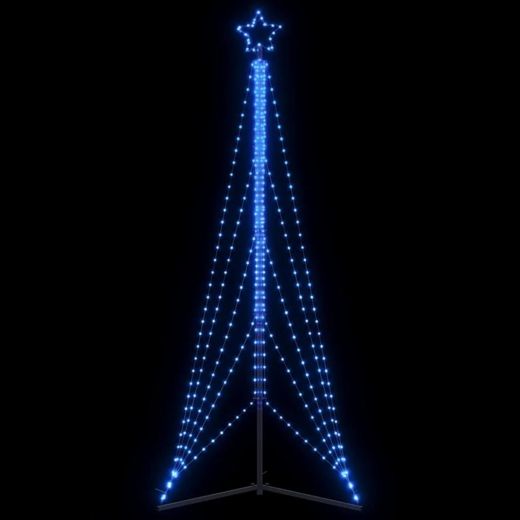Albero Di Natale A Led 525 Led Blu 302 Cm /
