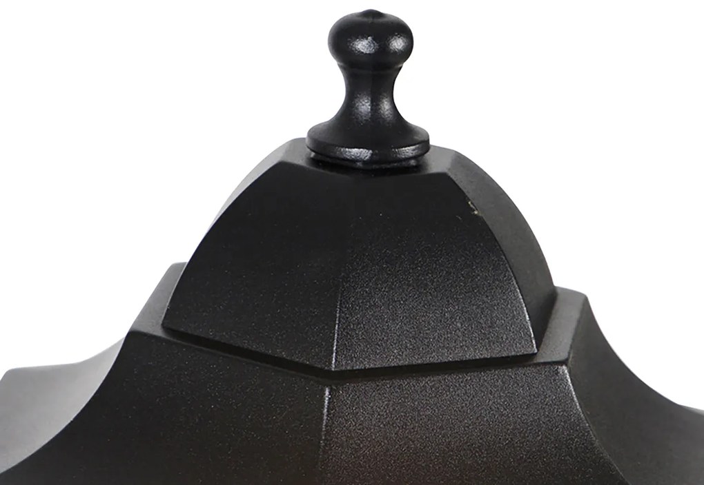 Lanterna da esterno a stelo intelligente nera 120 cm con Wi-Fi ST64 - New Orleans