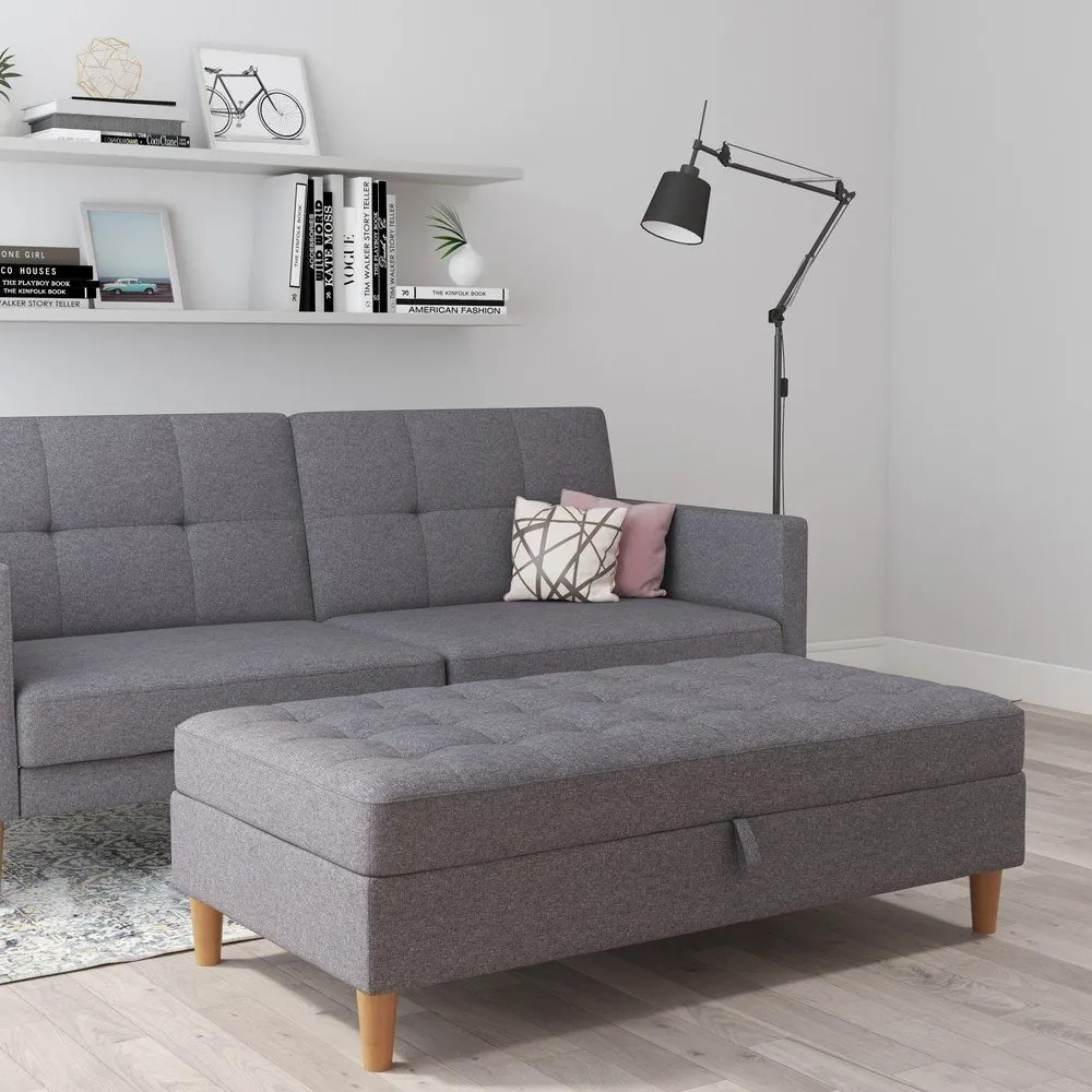 Poggiapiedi grigio Lilly - Støraa