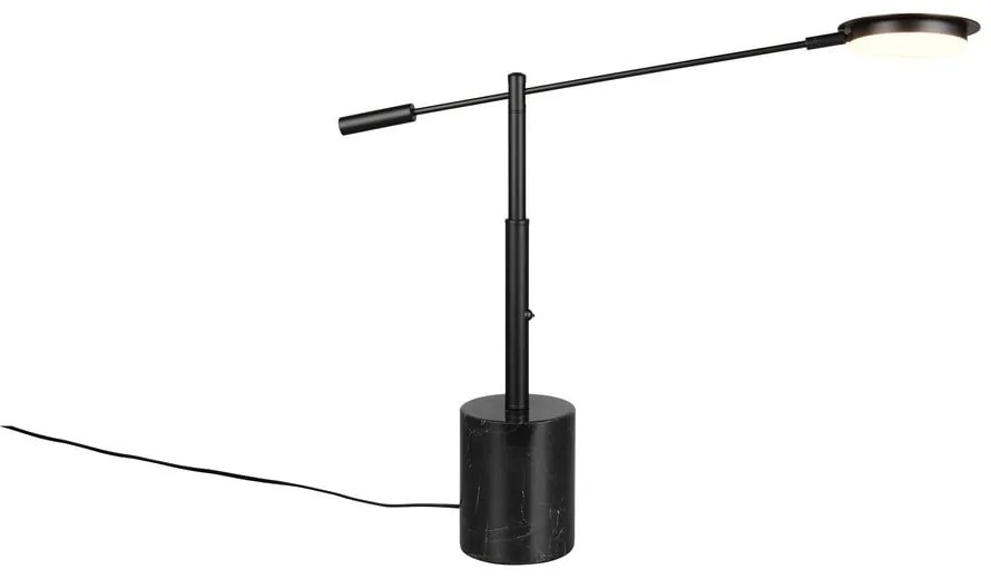 Lampada da tavolo LED nera (altezza totale 65 cm) Fiore – Trio Select