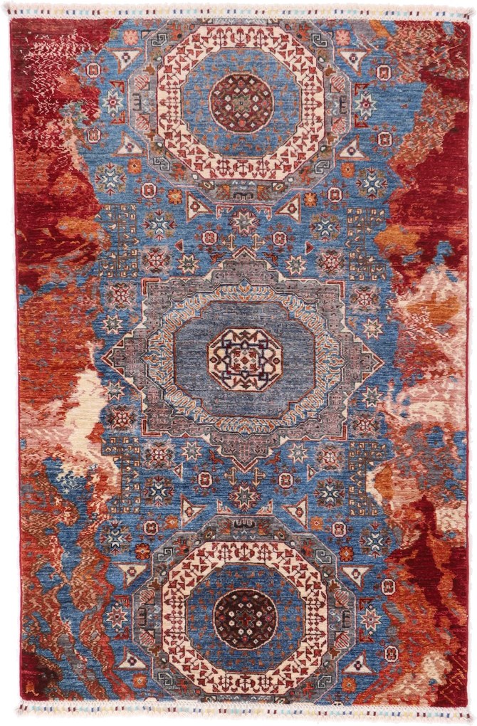 Mamluk Tappeto orientale 190 x 130 (Afghanistan) Annodato A Mano