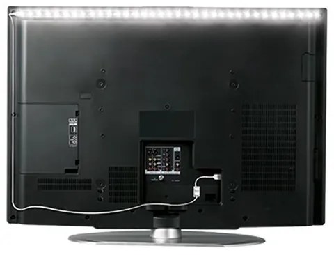 Solight PB09-Striscia LED per TV LED/USB/100cm