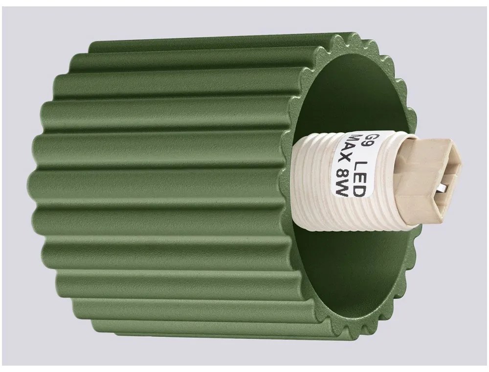 Lampada da parete verde ø 12 cm Orbital – Sollux