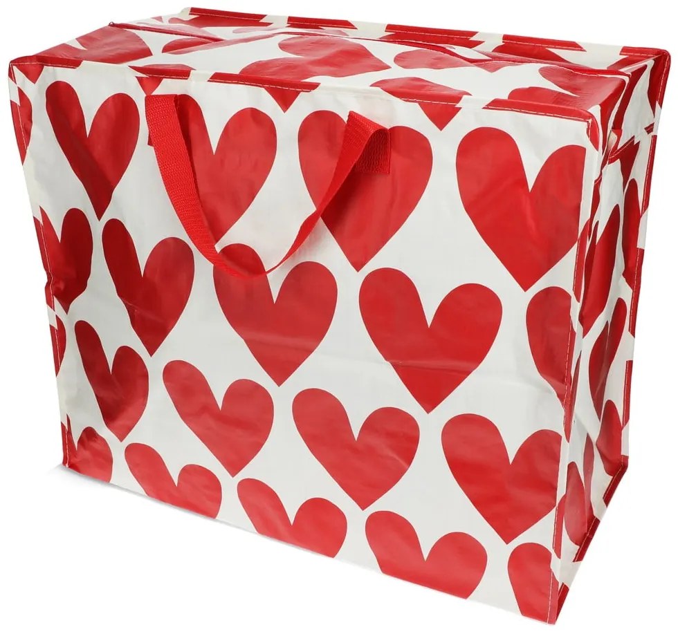 Scatola per abiti in plastica riciclata 58x28x48 cm Hearts - Rex London