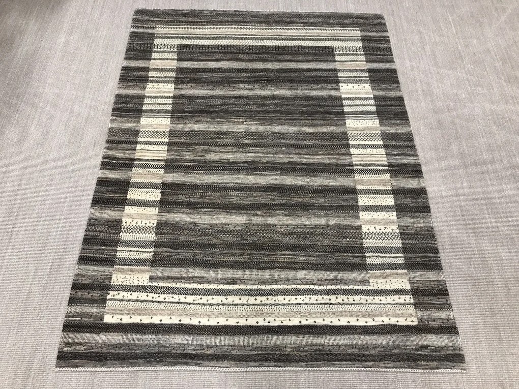Loribaft Tappeto persiano 230 x 170 Grigio (Iran) Annodato A Mano