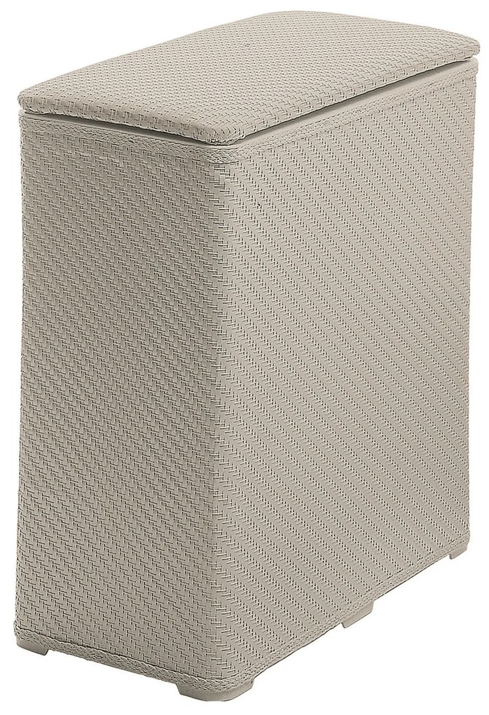 Portabiancheria Salvaspazio 70 Lt Gedy "Ambrogio" Beige