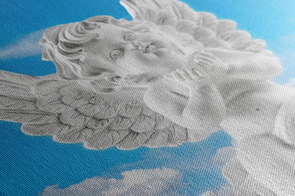 Stampa su tela – Angioletto attento nel cielo
