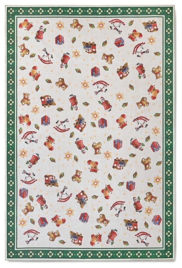 Tappeto verde con motivo natalizio 160x230 cm Green Christmas - Villeroy&Boch