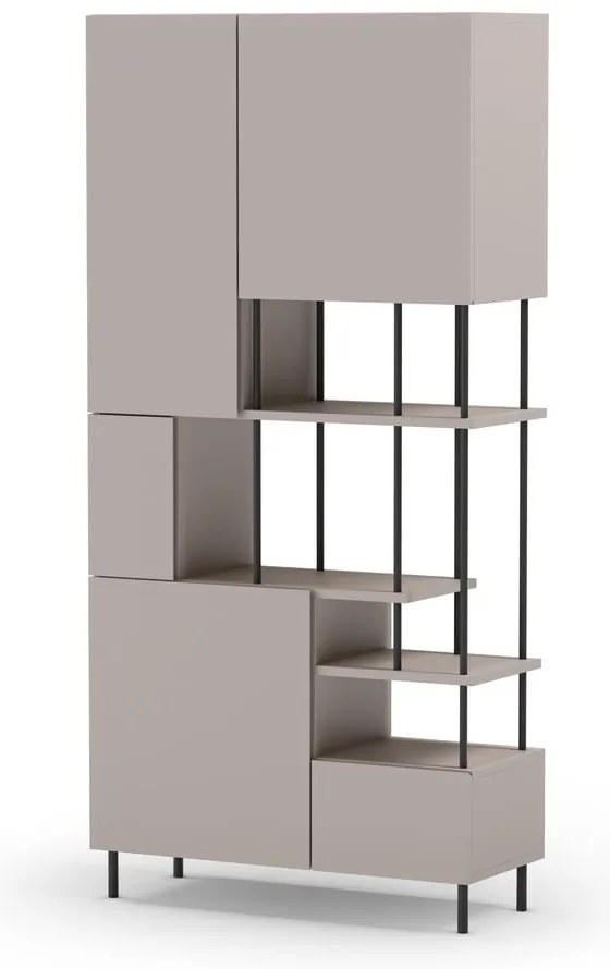 Libreria crema 84x175 cm Perla - Marckeric