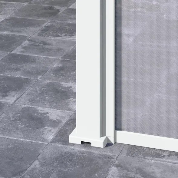 Tenda laterale manuale 3M per pergole Ombréa S2 - Bianco