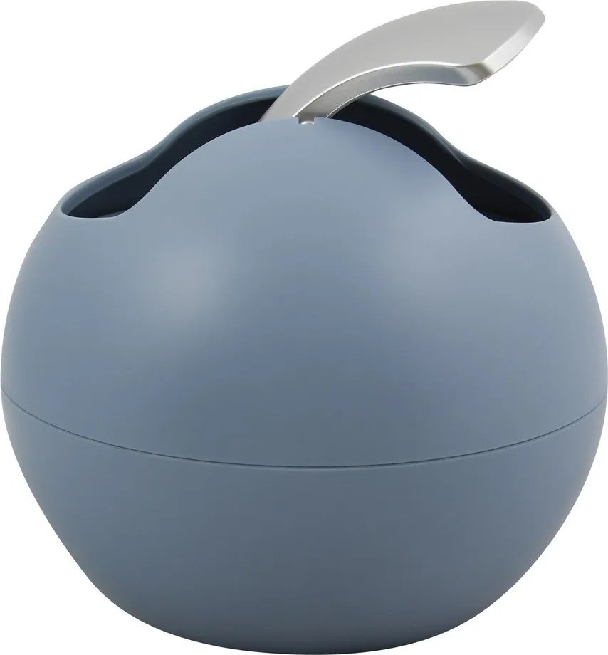 Cestino per la spazzatura azzurro in plastica 1 l Bowl Matt – Spirella