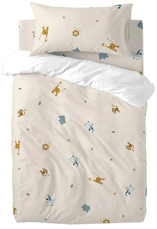 Biancheria da letto per culla in cotone 100x120 cm Animals - Happy Friday