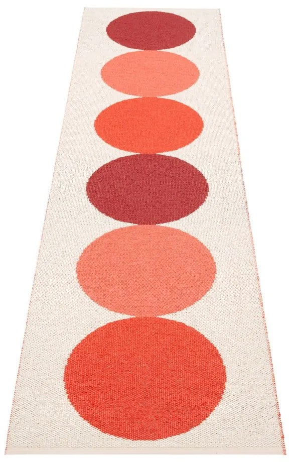 Passatoia da interno/esterno rossa/color crema 70x280 cm Otto Berry – Pappelina