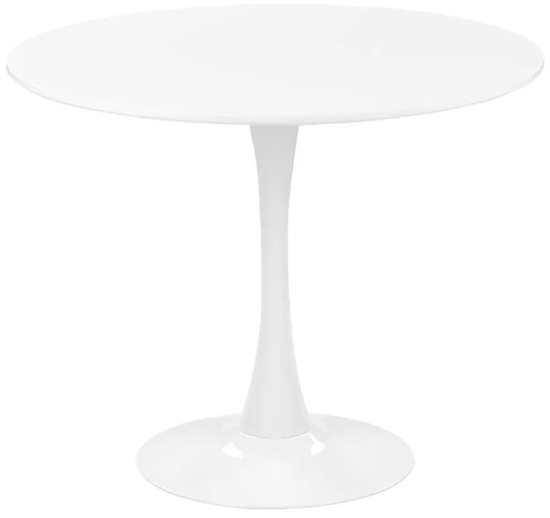 Tavolo da pranzo bianco ⌀ 90 cm BOCA Beliani