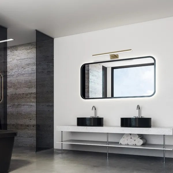 Illuminazione LED per specchio da bagno SHINE LED/13,8W/230V 60 cm IP44 ottone
