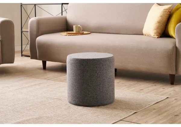Pouf RONDO Ø 40 cm antracite