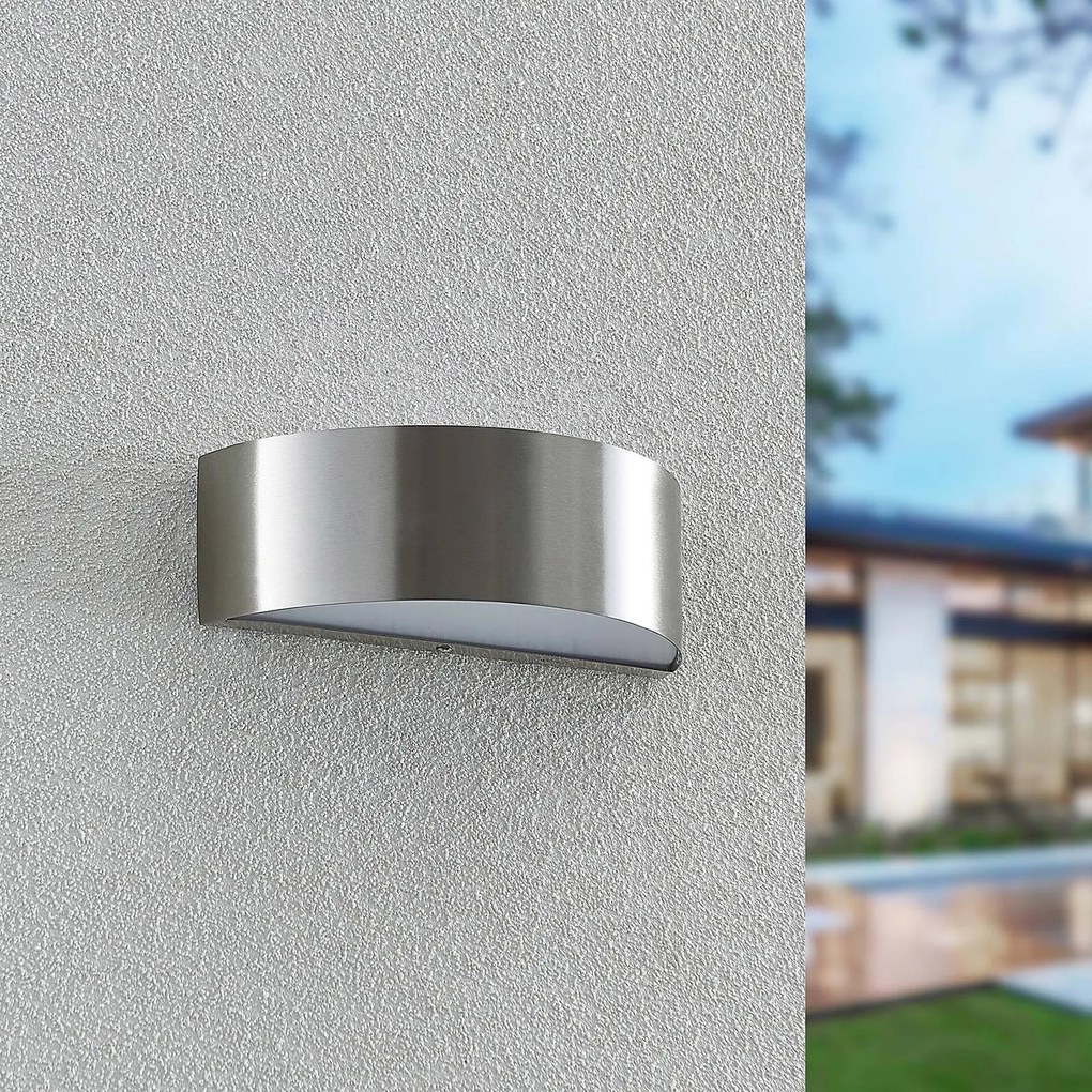 ELC Clitia applique LED da esterni di acciaio inox