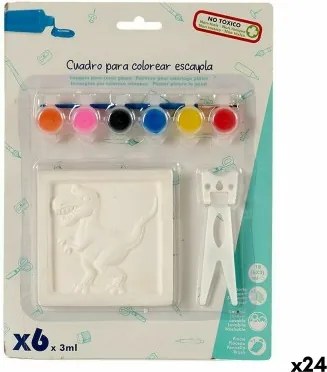 Gioco Dipingi e Colora Quadro (2 x 29 x 22 cm) (24 Unità)
