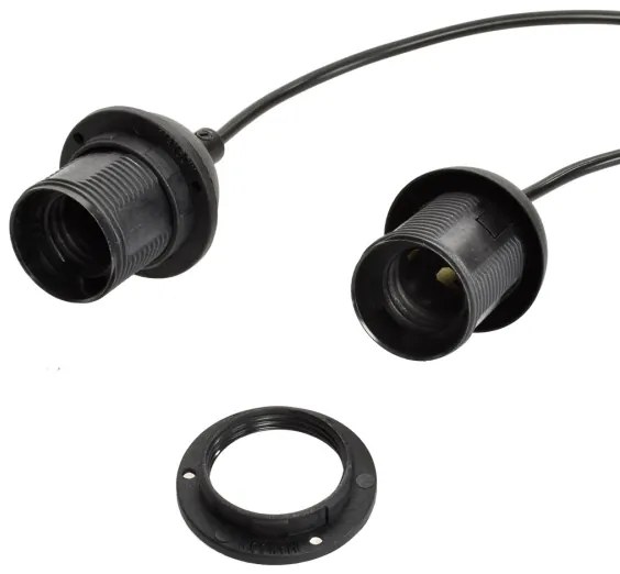 Lampadario a sospensione con filo LUPO 3xE27/60W/230V