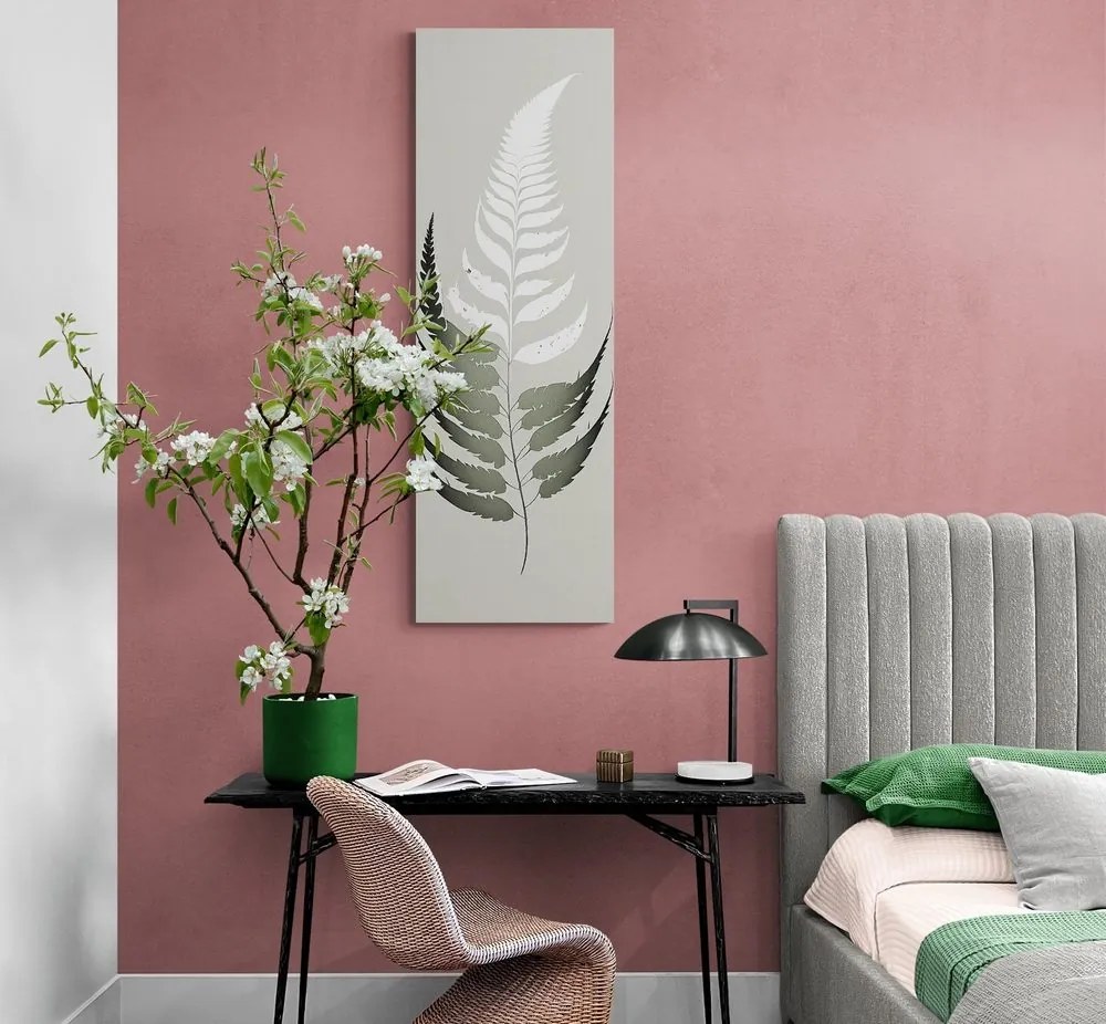 Quadro su tela – Foglia elegante di felce
