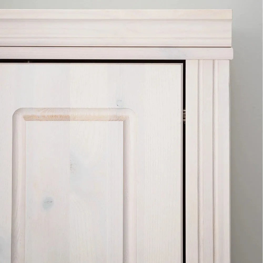 Armadio in legno di pino bianco 65x180 cm Anita - Støraa