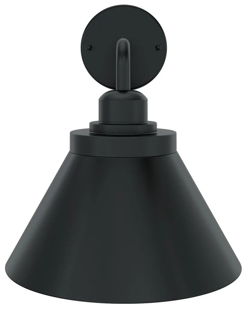 Applique E27 Nera IP54 per Esterni - Serie FOCUS