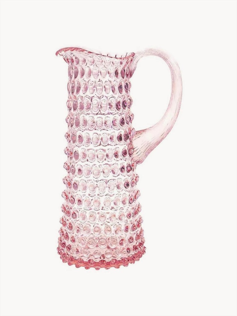 Caraffa in vetro soffiato Eiffel