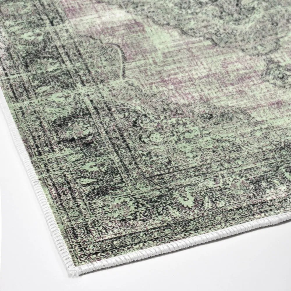 Set di tappetini per il bagno verdi/grigi 2 pz 60x100 cm – Foutastic