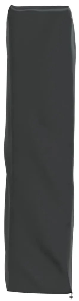 Copertura per stufa a piramide nera 58x58x228 cm 420d oxford