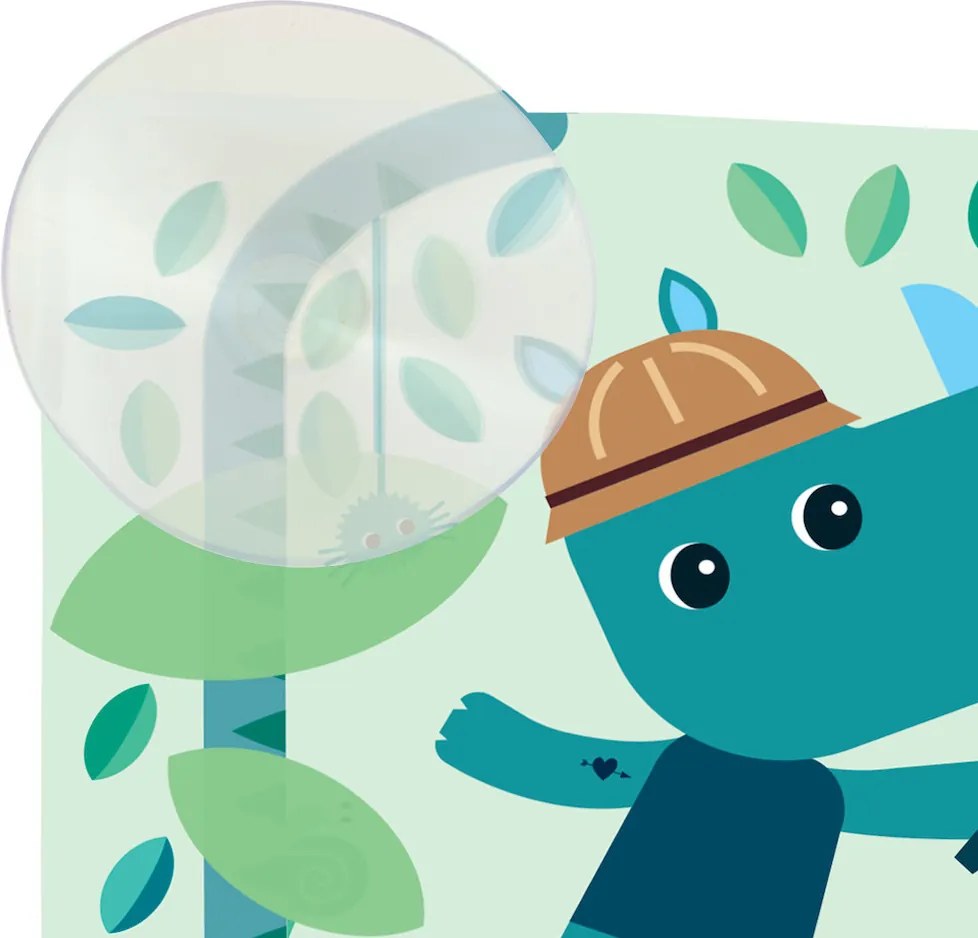 Lilliputiens - Pannello magico per il bagnetto - Safari