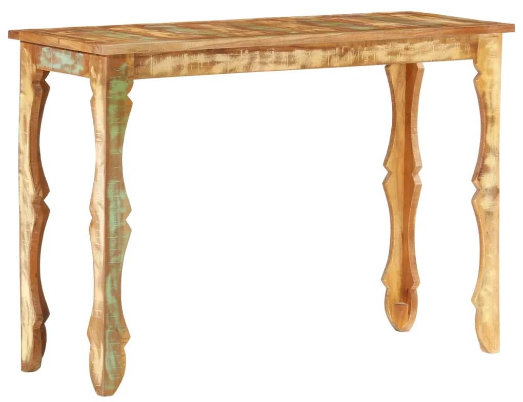 Tavolo consolle 110x40x76 cm in legno massello di recupero