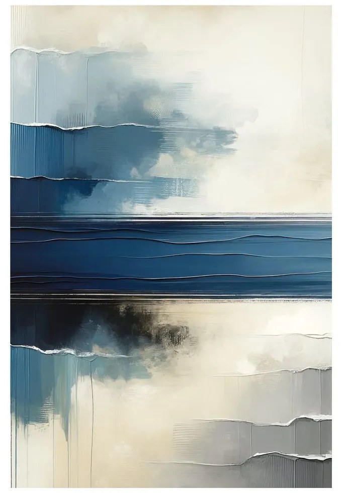 Quadro su tela – Armonia di colori tra cielo e acqua