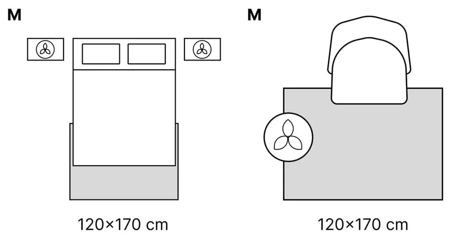 Tappeto da gioco per bambini beige 120x170 cm Clown – Universal