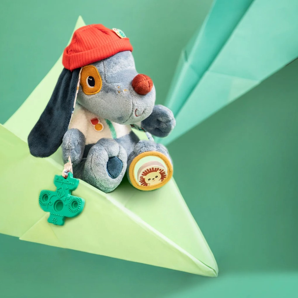 Lilliputiens - Giocattolo di stoffa con attività - Jules il cane