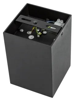 Faretto CHLOE 1xGU10/50W/230V quadrato nero