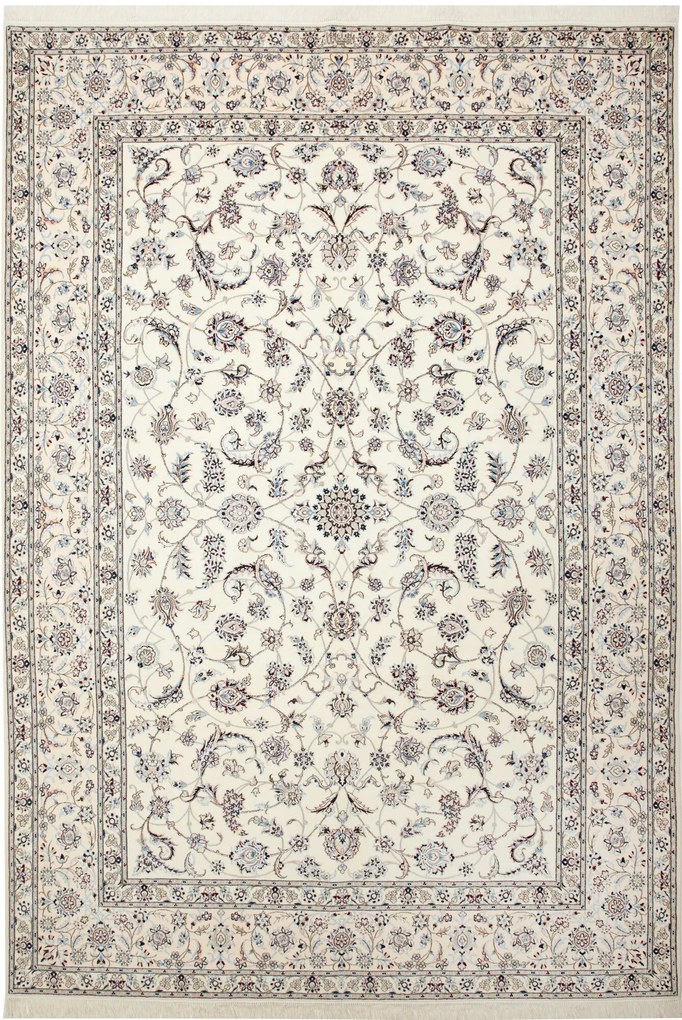 Nain Tappeto persiano 210 x 310 Beige (Iran) Annodato A Mano