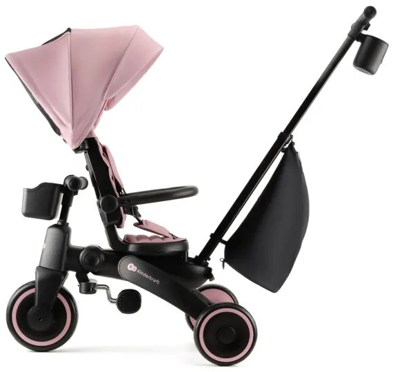 KINDERKRAFT - JAZZ 2 Triciclo per bambini, rosa