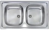 Lavello MONDIAL 86x50 2 vasche ACCIAIO INOX 011554.X1.01.2016