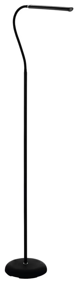 Lampada da terra LED nera (altezza totale 130 cm) LAROA – EGLO