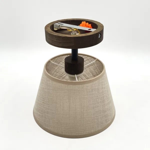 Brilagi - Lampadario LED ANTHONY 1xE14/60W/230V noce/beige